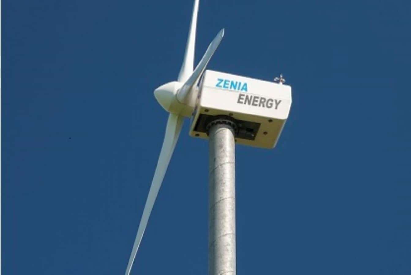 Moderne vindmølle producerer bæredygtig energi